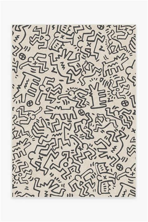 keith haring carpet|ruggable keith haring runner.